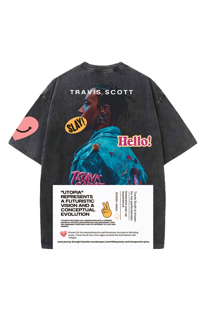 Travis Scott Designed Oversized T-shirt