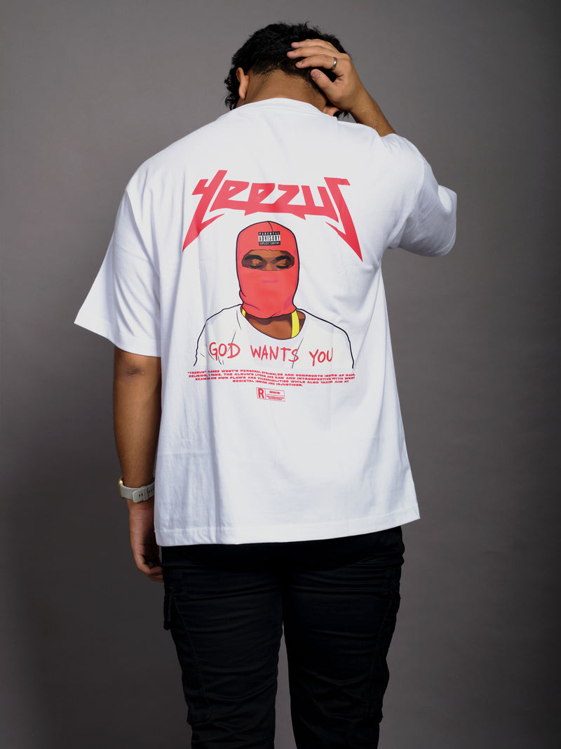 Yeezus Designed Oversized Tee