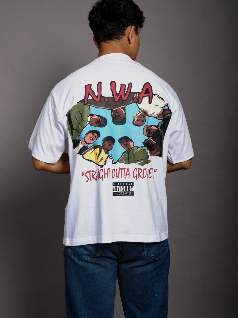 N.W.A Designed Oversized Tee