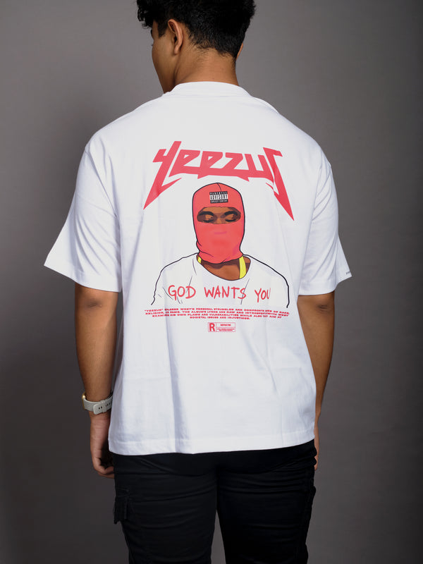 Yeezus Designed Oversized Tee