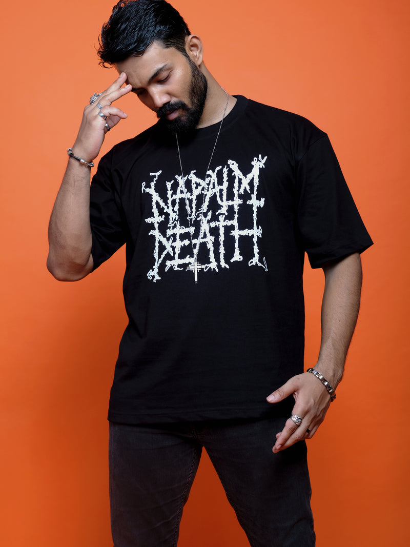 Napalm Death Designed Oversized Tee