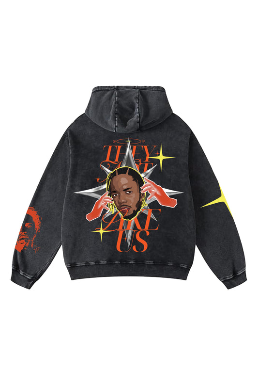 Kendrick Lamar Designed Oversized Hoodie