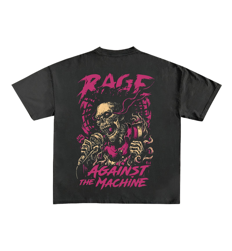 Rage Against The Machine Designed Oversized Tee