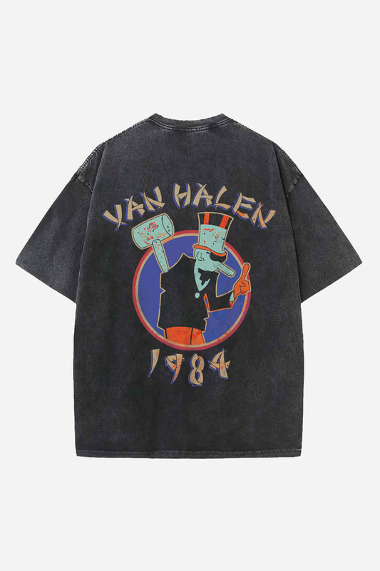 Van Halen Designed Oversized T-shirt