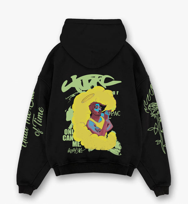 Tupac Designed Oversized Hoodie