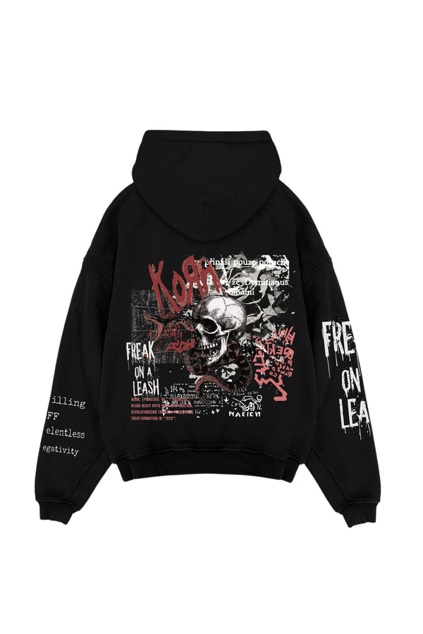 Korn Designed Oversized Hoodie