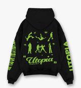 Utopia Designed Oversized Hoodie