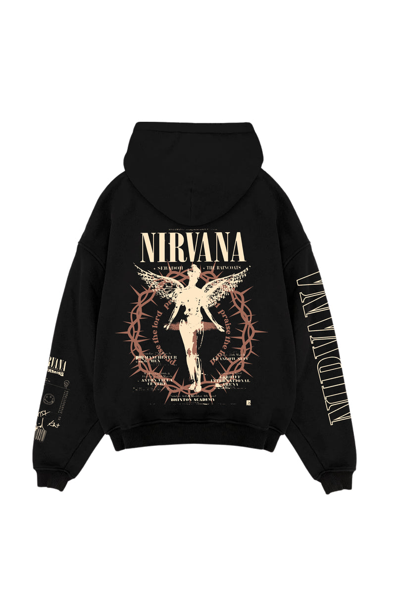 Nirvana Designed Oversized Hoodie