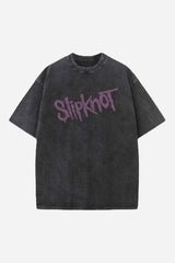 Slipknot Designed Oversized T-shirt