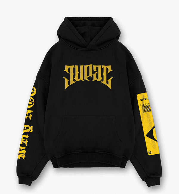 Tupac Designed Oversized Hoodie