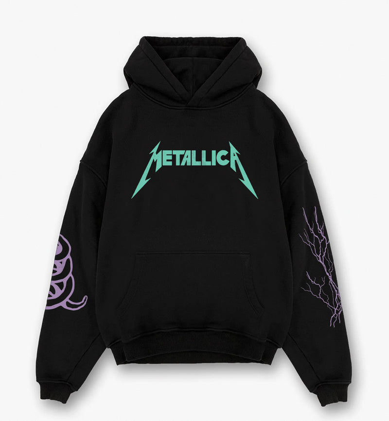 Metallica Designed Oversized Hoodie