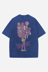 Slipknot Designed Oversized T-shirt