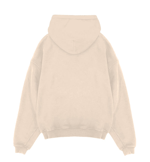 Beige Oversized Hoodie