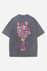 Slipknot Designed Oversized T-shirt