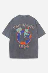 Van Halen Designed Oversized T-shirt