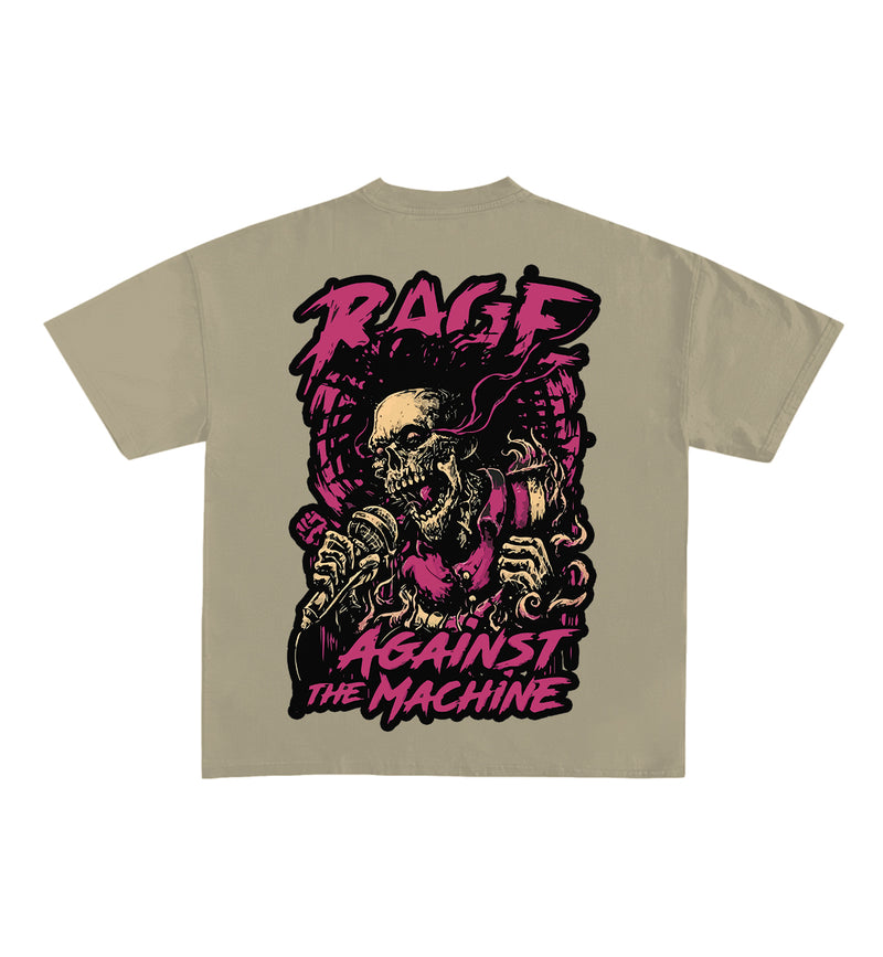 Rage Against The Machine Designed Oversized Tee