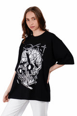 Metal Designed Oversized Tee