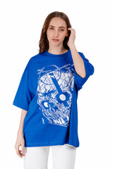 Metal Designed Oversized Tee