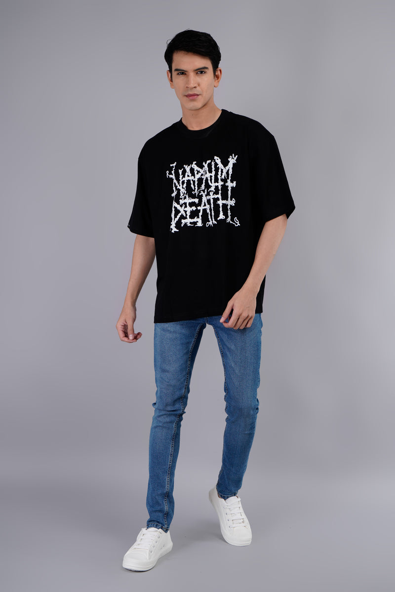 Napalm Death Designed Oversized Tee