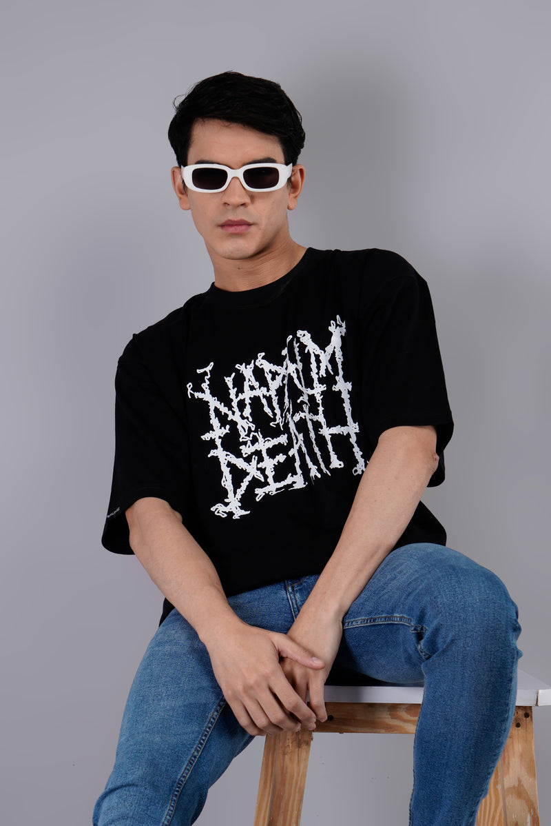 Napalm Death Designed Oversized Tee