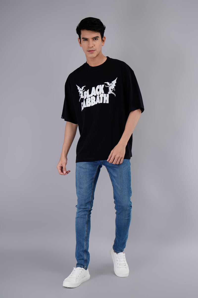 Black Sabbath Designed Oversized Tee