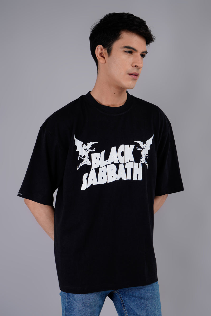 Black Sabbath Designed Oversized Tee