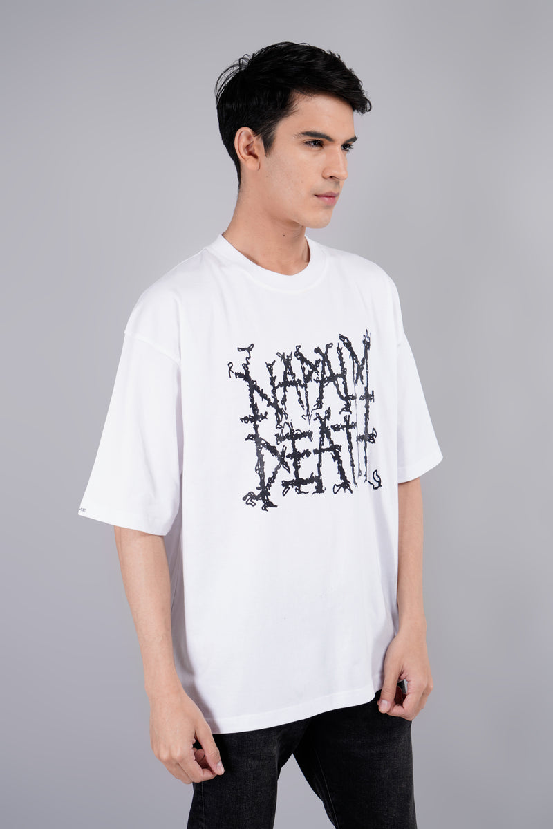 Napalm Death Designed Oversized Tee