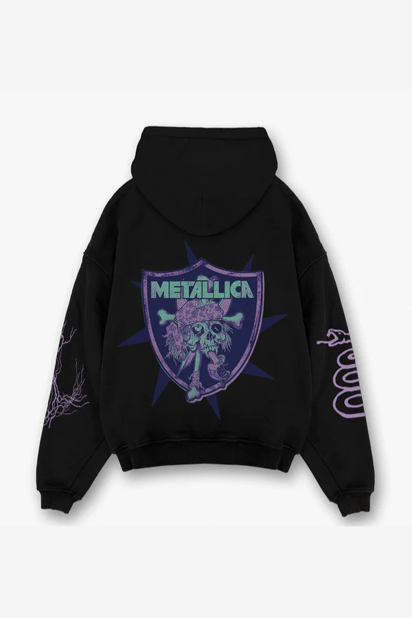 Metallica Designed Oversized Hoodie