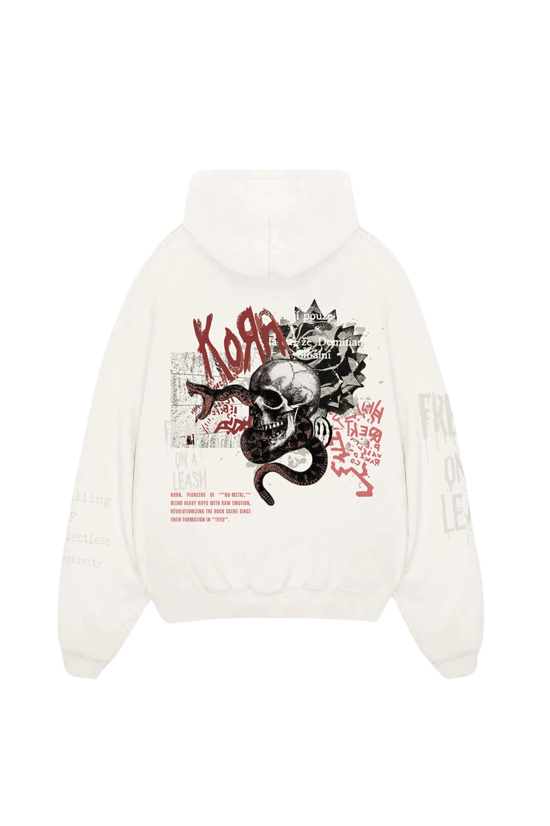 Korn Designed Oversized Hoodie