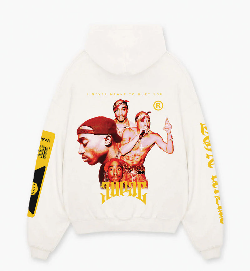 Tupac Designed Oversized Hoodie