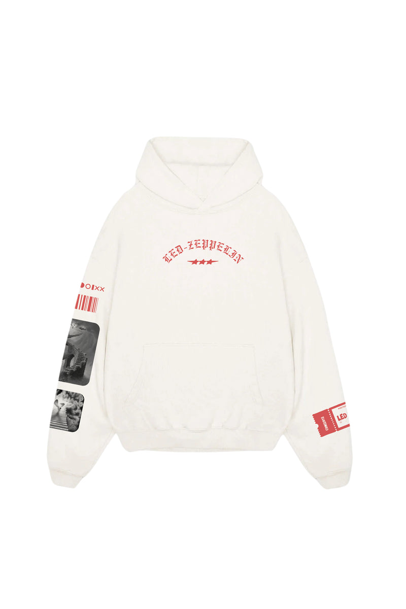 Led Zeppelin Designed Oversized Hoodie