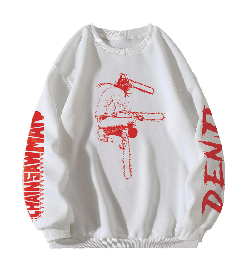 Chainsaw Men Designed Oversized Sweatshirt