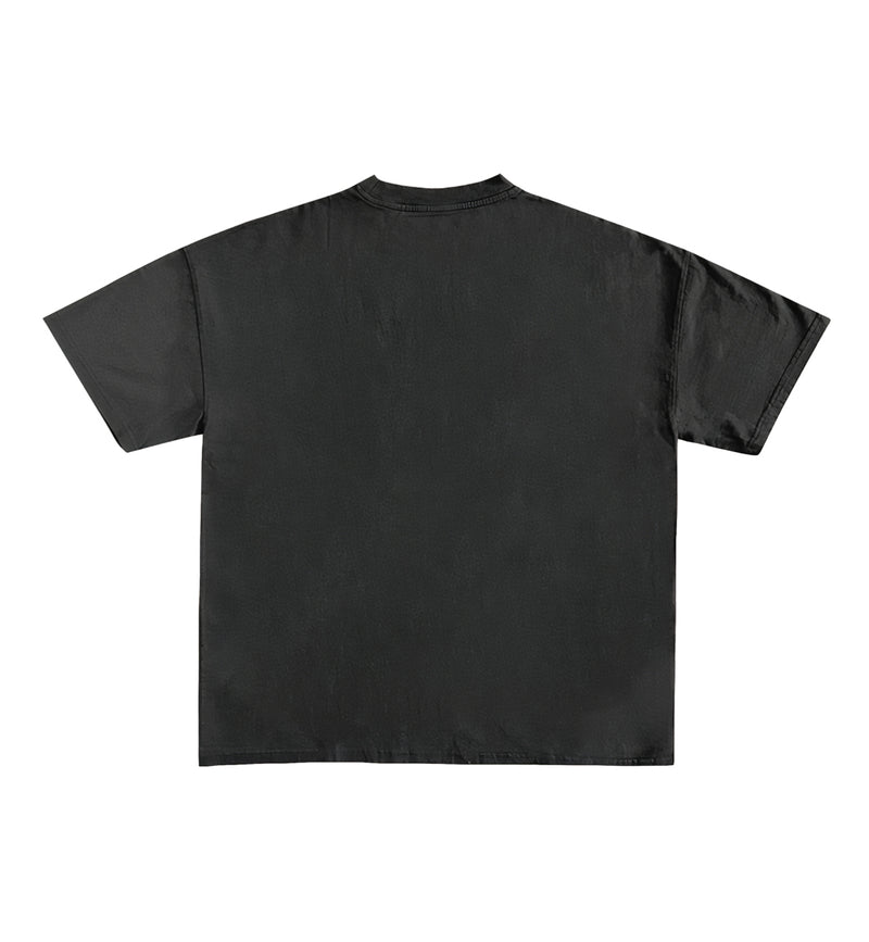 Bindas Black Oversized Tee