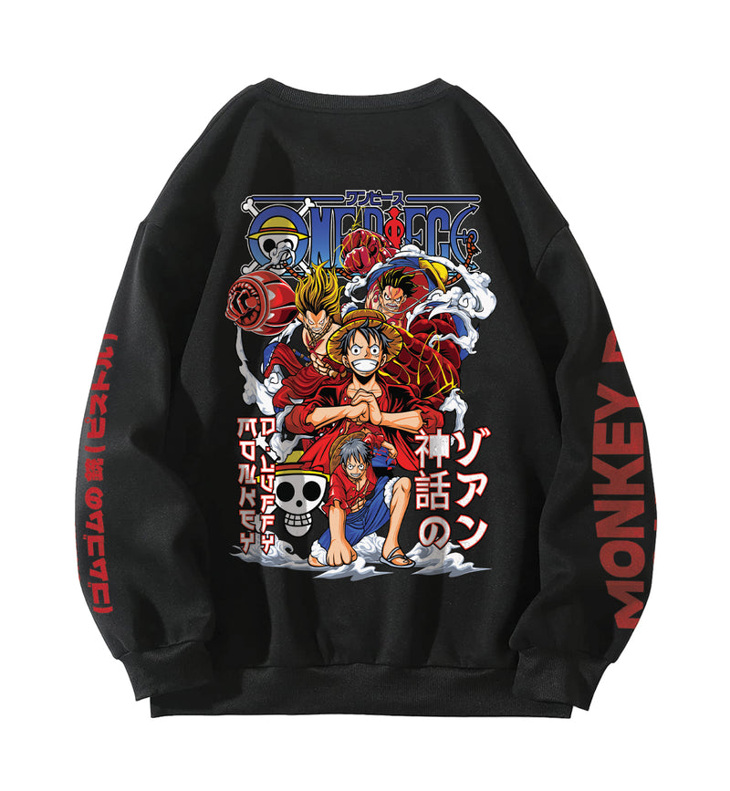 One Piece Designed Oversized Sweatshirt