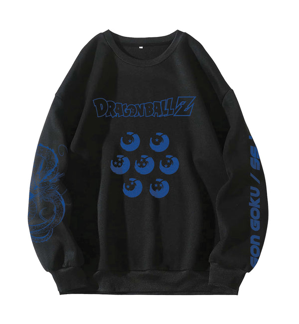 Dragonballz Designed Oversized Sweatshirt