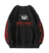 Berserk Designed Oversized Sweatshirt