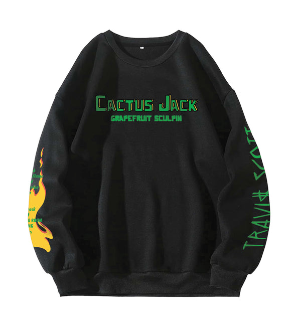 Cactus Jack Designed Oversized Sweatshirt