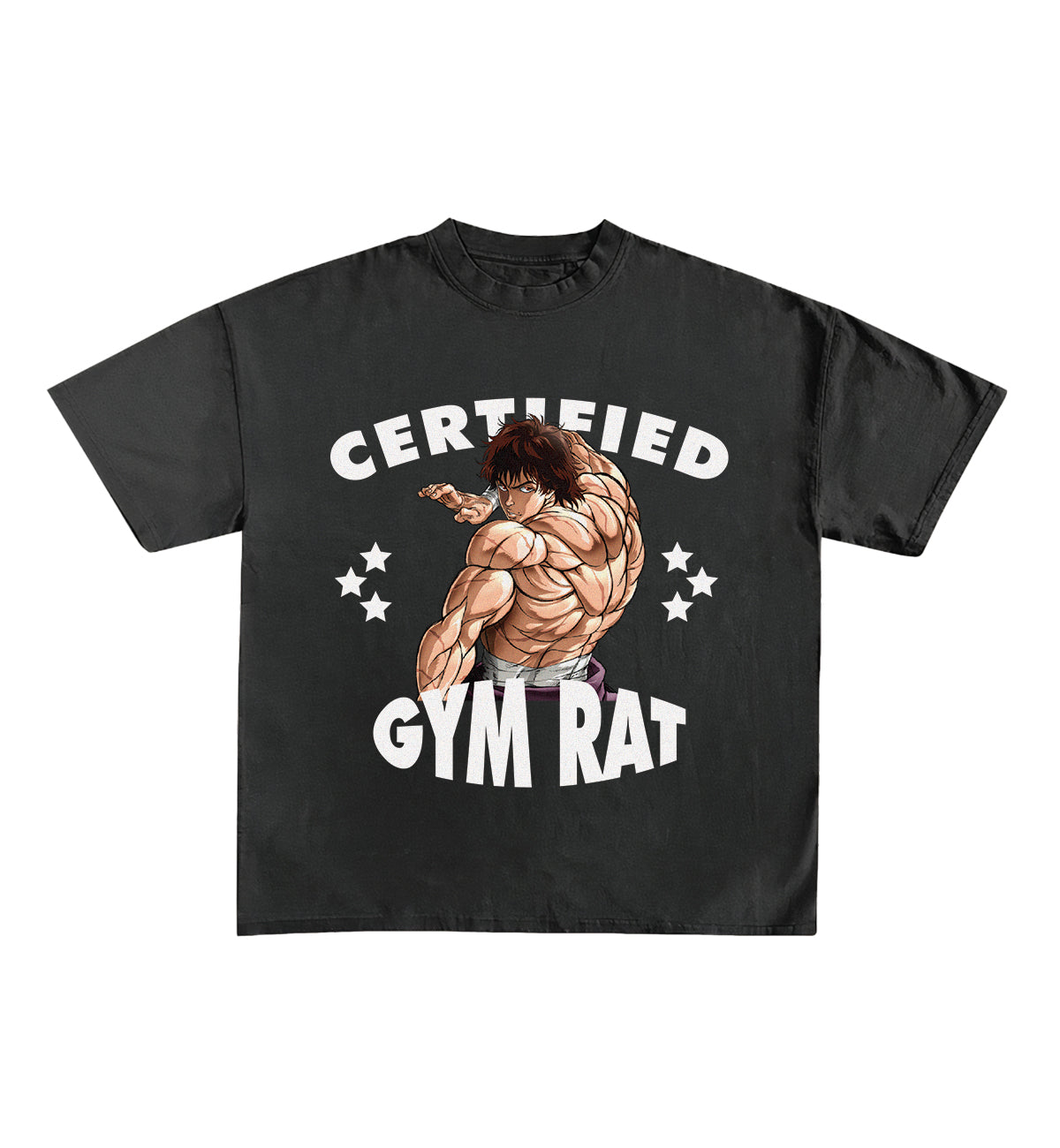 Certified Gym Rat Baki Designed Oversized Tee – Bindas Apparel