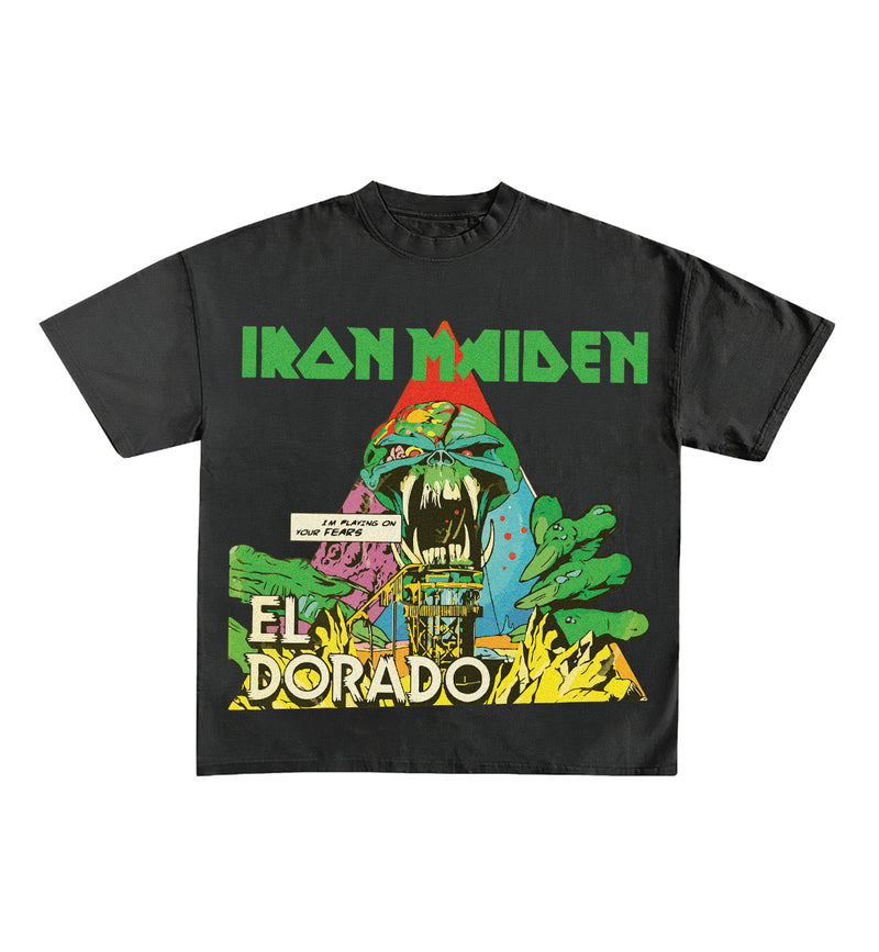 Iron Maiden Designed Oversized Tee