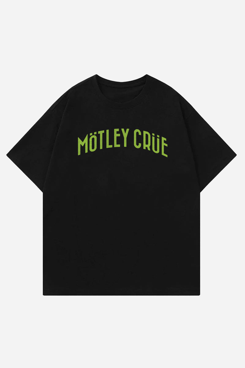 Motley Crue Designed Oversized T-shirt