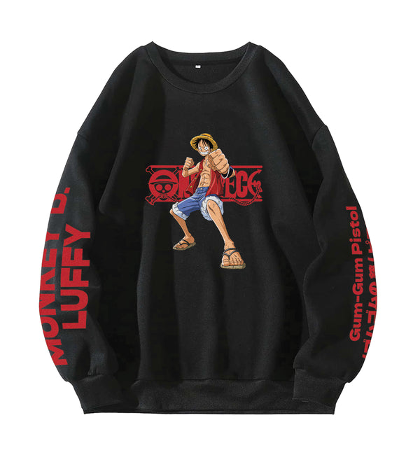 One Piece Designed Oversized Sweatshirt