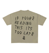 Drake Quote Designed Oversized Tee