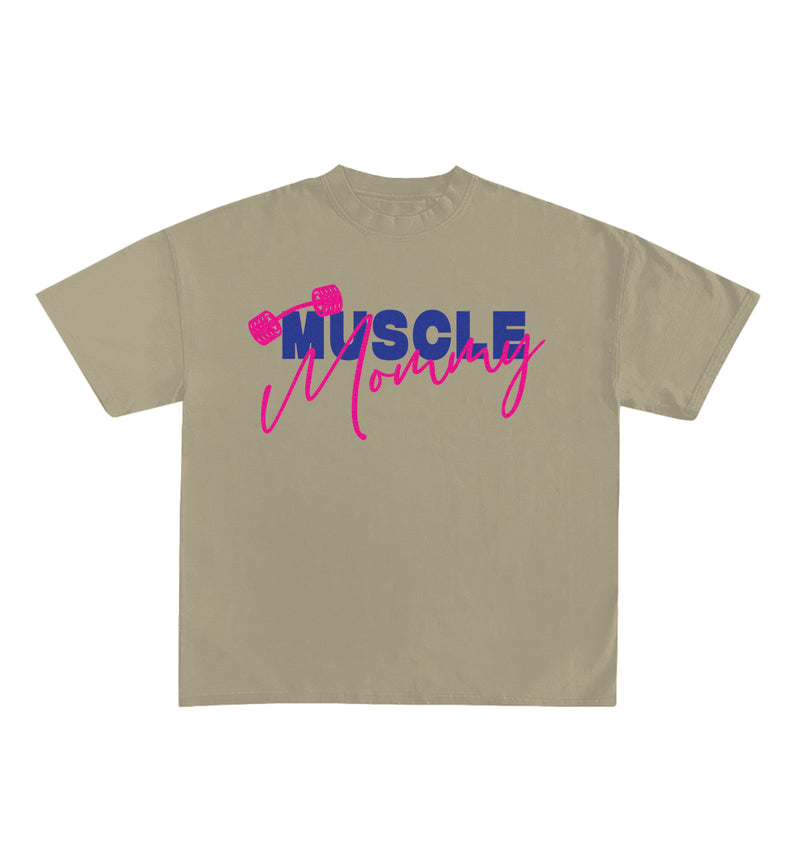 Muscle Mommy Designed Oversized Tee