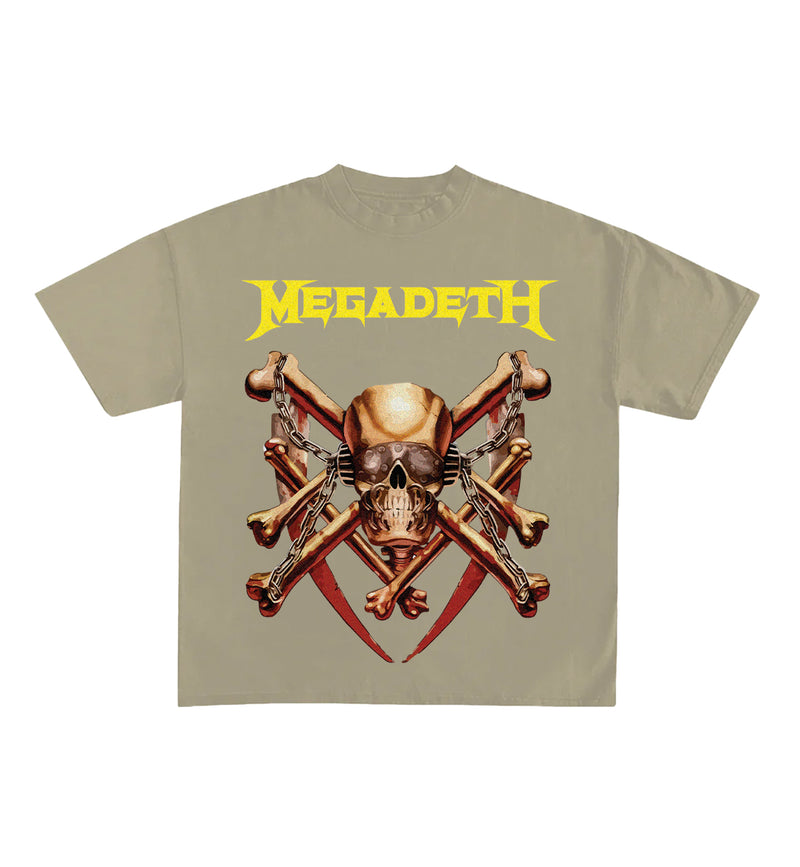 Mega Death Designed Oversized Tee