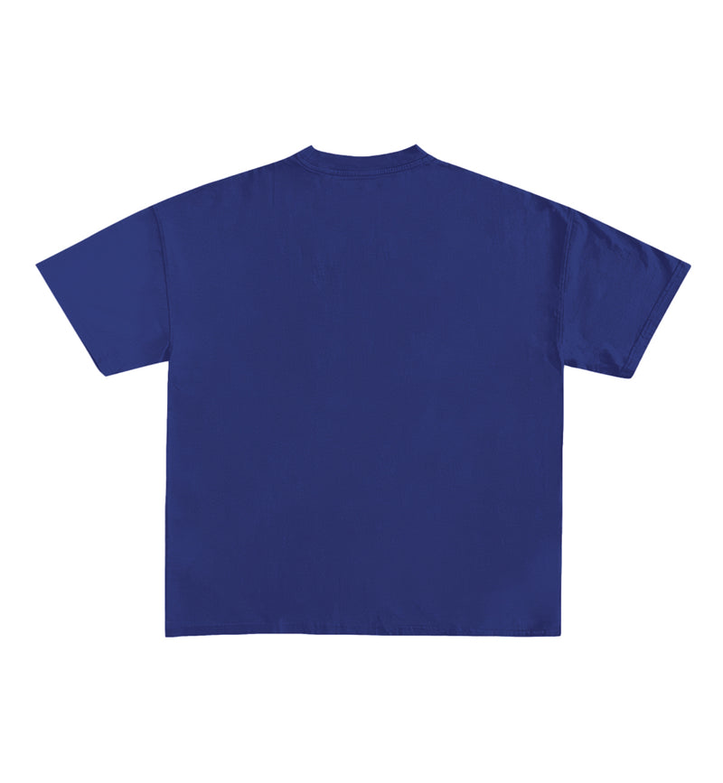 Bindas Blue Oversized Tee