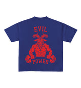 Evil Power Designed Oversized Tee