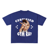 Certified Gym Rat Baki Designed Oversized Tee