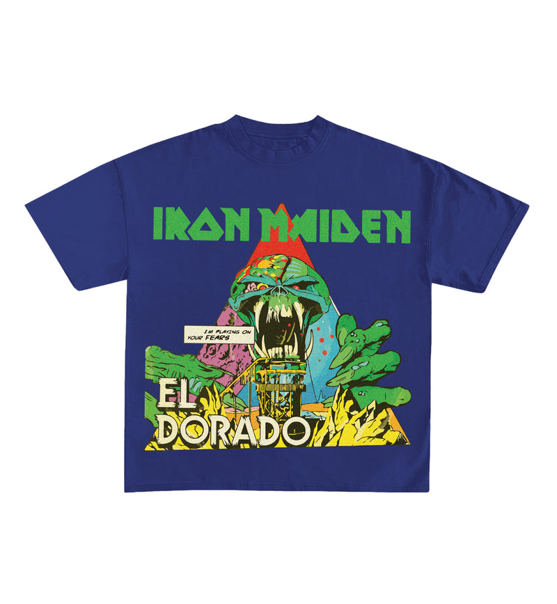 Iron Maiden Designed Oversized Tee