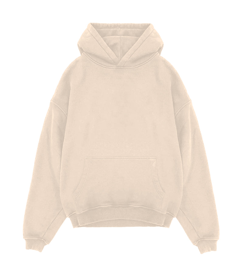 Beige Oversized Hoodie