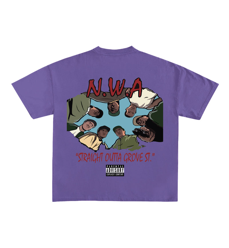 N.W.A Designed Oversized Tee